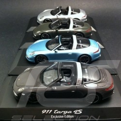 Quatuor Porsche 991 Targa 4 S Editions Nationales Exclusives 1/43 Spark