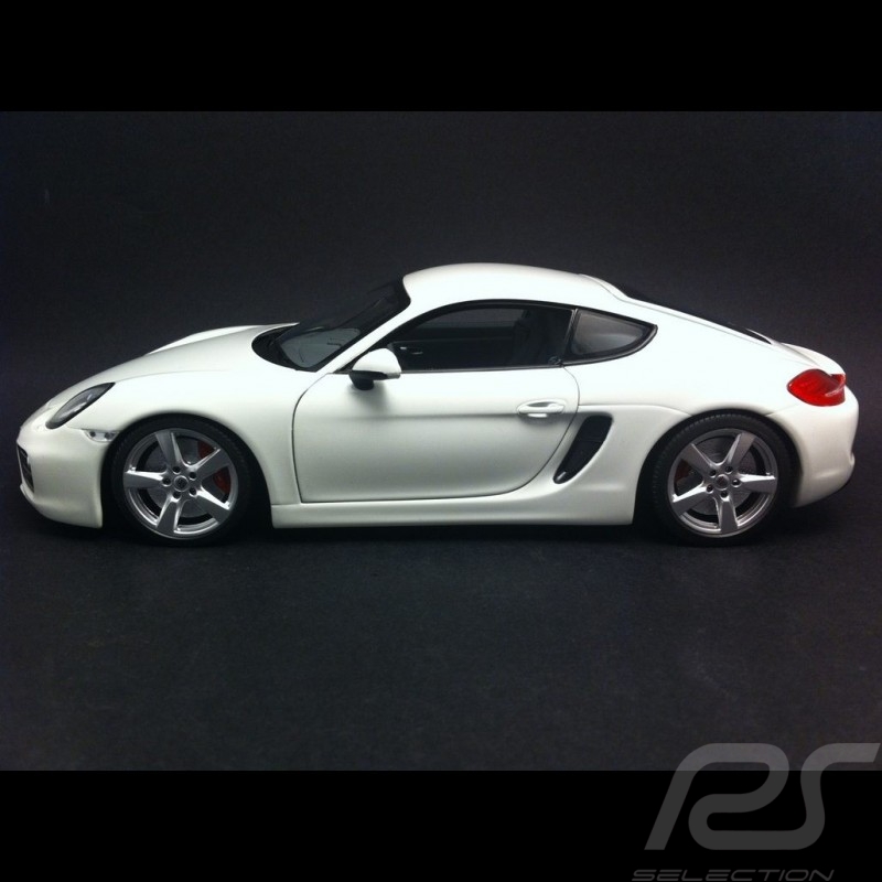 Porsche Cayman 981 2013 blanc 1/18 Minichamps 113062221