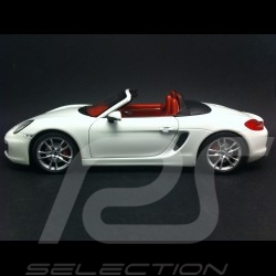 Porsche Boxster S 981 2012 blanc 1/18 Minichamps 113062031