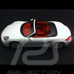 Porsche Boxster S 981 2012 blanc 1/18 Minichamps 113062031