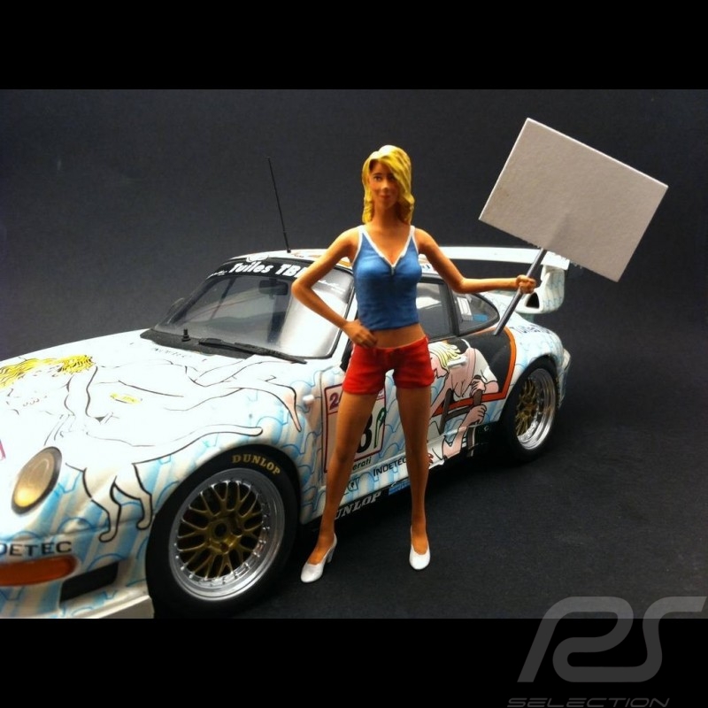 Mechaniker blau 1/18 Diorama modell AE180114 Mechaniker blau 1/18 Diorama modell AE180114