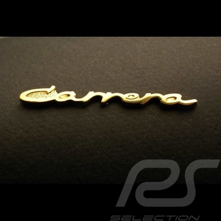 Crest button Porsche Carrera gold
