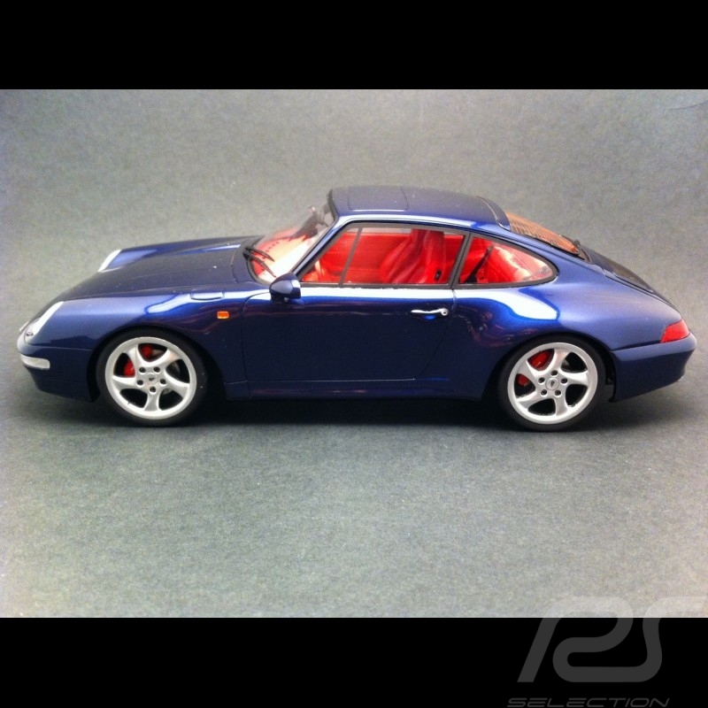 Porsche 993 Carrera 4S bleu 1/18 GT Spirit GT012B