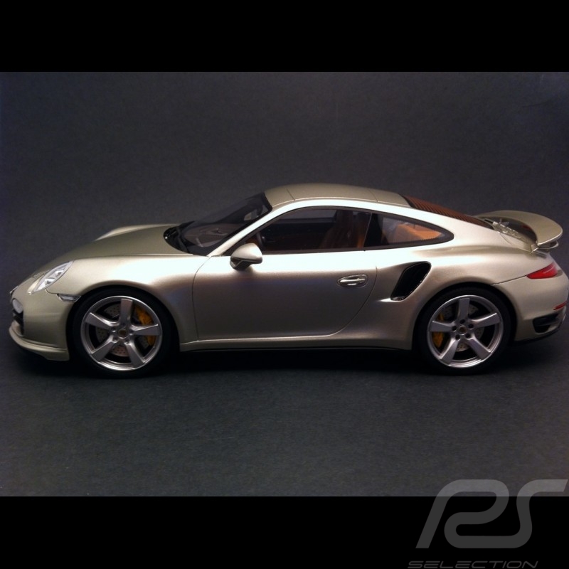 Porsche 911 991 Turbo grise 1/18 GT Spirit GT024