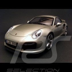 Porsche 991 Turbo grise 1/18 GT Spirit GT024