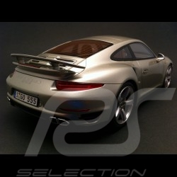 Porsche 991 Turbo grise 1/18 GT Spirit GT024