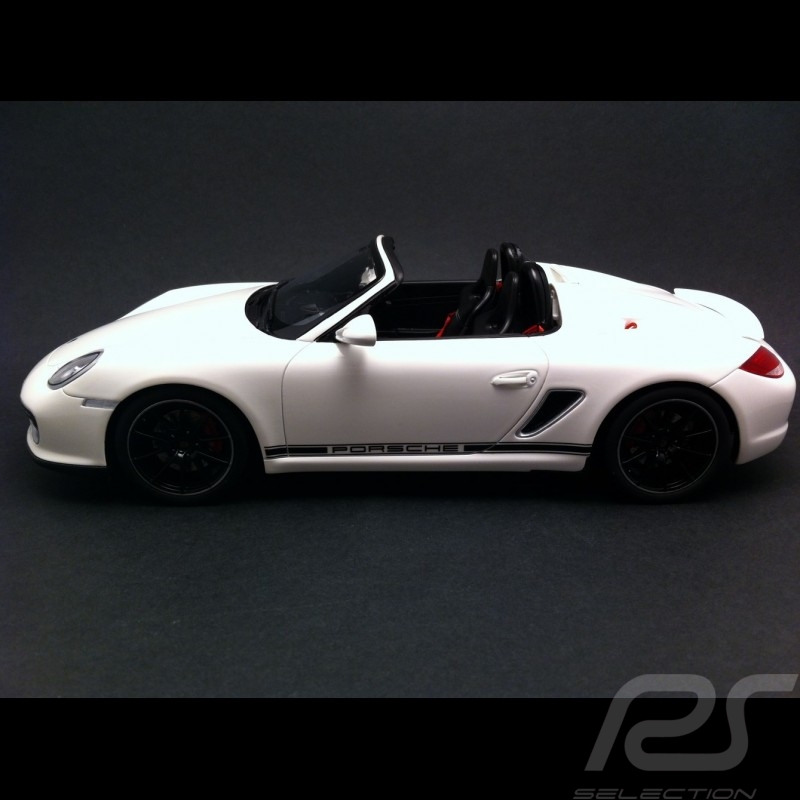 Porsche Boxster Spyder blanc 1/18 GT Spirit GT017