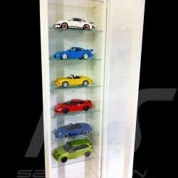 Vitrine murale pour 9 miniatures à l'échelle 1/18ème﻿ Stand for up to 10 Porsche in 1:18 Vitrine 10 Porsche Modelle in 1:18 