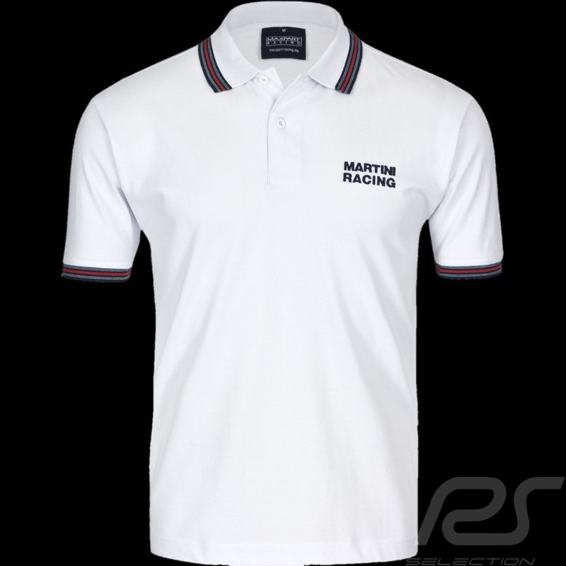 Men’s polo shirt Martini Racing white Men’s polo shirt Martini Racing white
