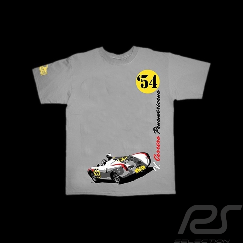 T-Shirt Herren V. Carrera Panamericana 1954 grau T-Shirt Herren V. Carrera Panamericana 1954 grau