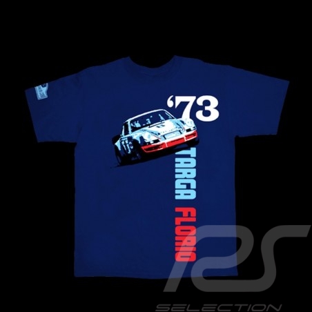 T-Shirt Herren Porsche 911 Targa Florio 1973 marineblau