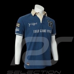 Men's Polo shirt Jo Siffert n° 22 blue