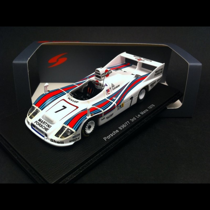 Minichamps 1/43 Scale 430 776707 - Porsche 936 3rd Place Le Mans 1978 #7 | UK