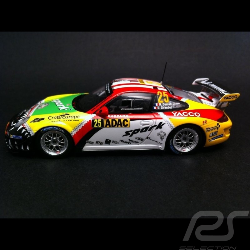 Porsche 911 GT3 typ 997 n° 25 Sieger RGT ADAC 2015 1/43 Spark SG225 Porsche 911 GT3 typ 997 n° 25 Sieger RGT ADAC 2015 1/43 Spark SG225