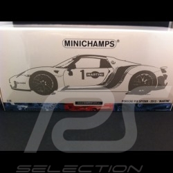 Porsche 918 Spyder Martini 2013 n° 1 1/18 Minichamps 110062440