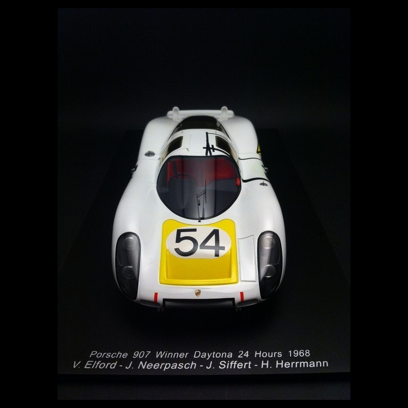Miniature PORSCHE 907 - WINNER TARGA FLORIO 1968 1/18 Spark (689) chez