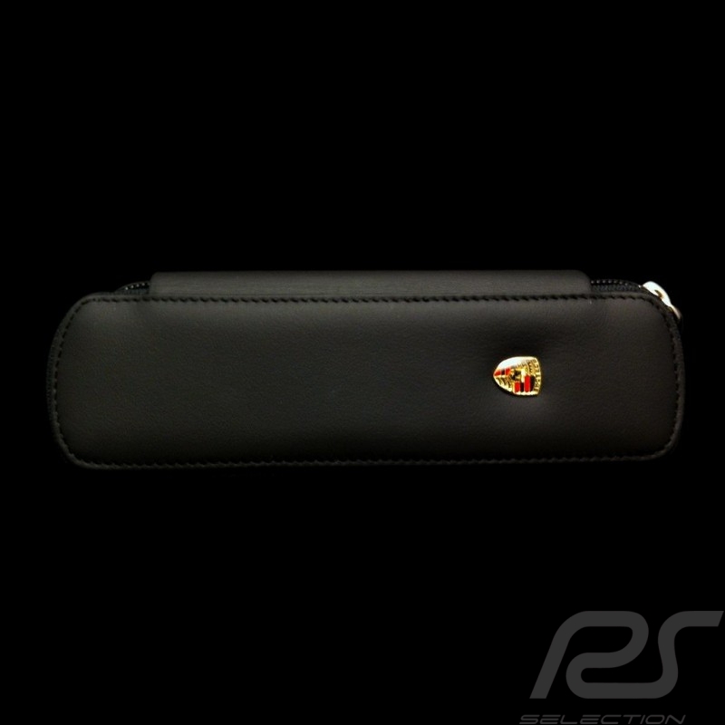 Schwarzes Leder Stifteetui Porsche Design WAP0300090C Schwarzes Leder Stifteetui Porsche Design WAP0300090C