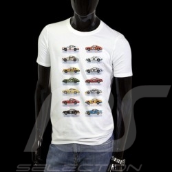 T-shirt Porsche 911 racecars white - men