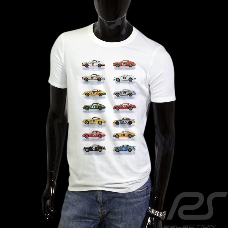 T-Shirt Porsche 911 Rennenvagen weiß - Herren T-Shirt Porsche 911 Rennenvagen weiß - Herren