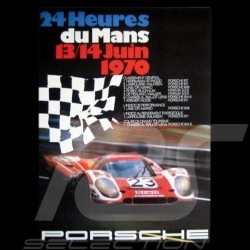 Plaque aimantée Porsche 917 24 h du Mans 1970