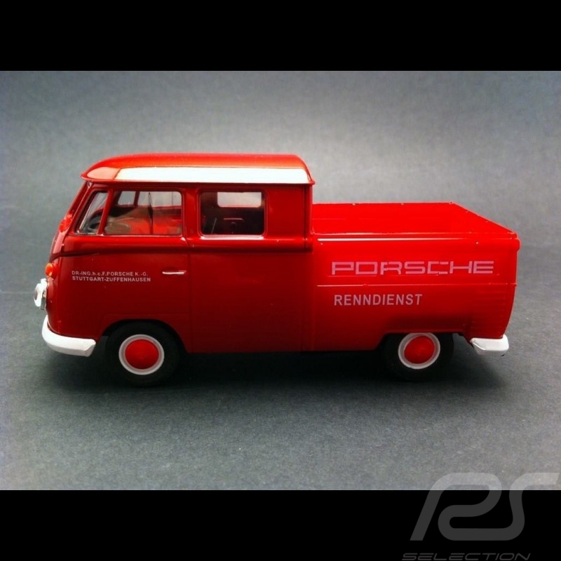 VW T1 Porsche Renndienst rot Welly VW T1 Porsche Renndienst rot Welly