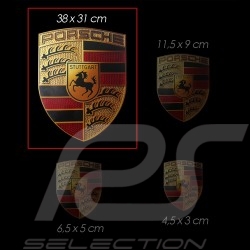 Autocollant emblème Porsche 40x30 cm WAP013004