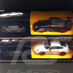 Duo Porsche 997 GT3 RS II white / grey RC Car 27MHz / 40Mhz 1/24