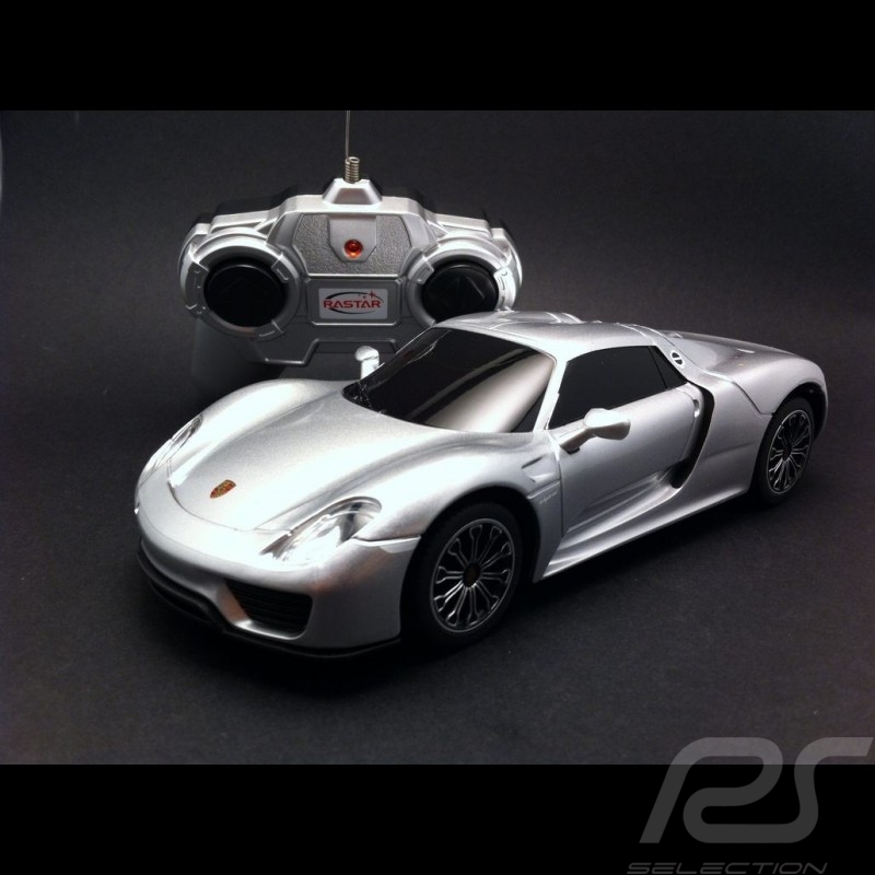 Porsche 918 Spyder silver RC Car 40MHz 1/24