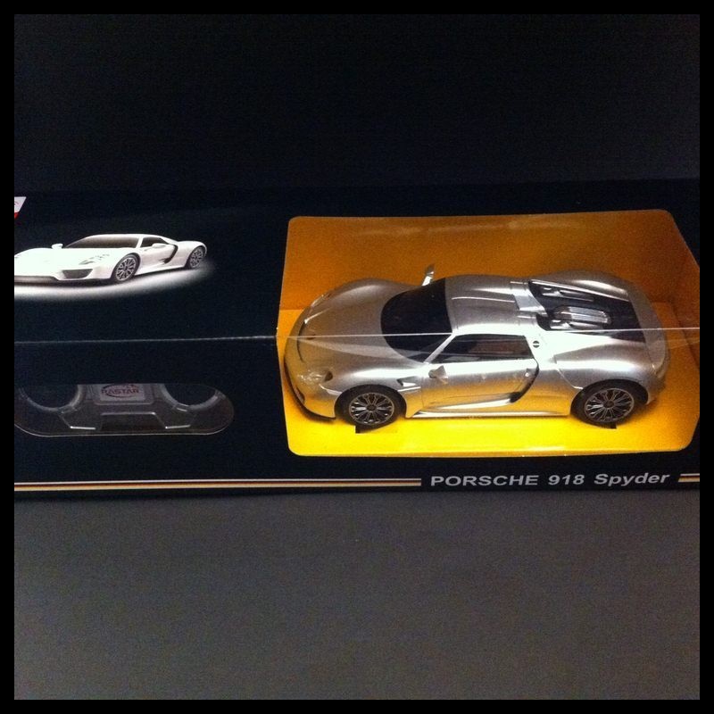 Porsche 918 Spyder silver RC Car 40MHz 1/24