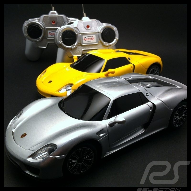 Duo Porsche 918 Spyder gelb / grau RC-Fahrzeug 27MHz / 40Mhz 1/24 Duo Porsche 918 Spyder gelb / grau RC-Fahrzeug 27MHz / 40Mhz 1/24