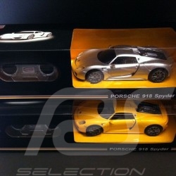 Duo Porsche 918 Spyder yellow / grey RC Car 27MHz / 40Mhz 1/24