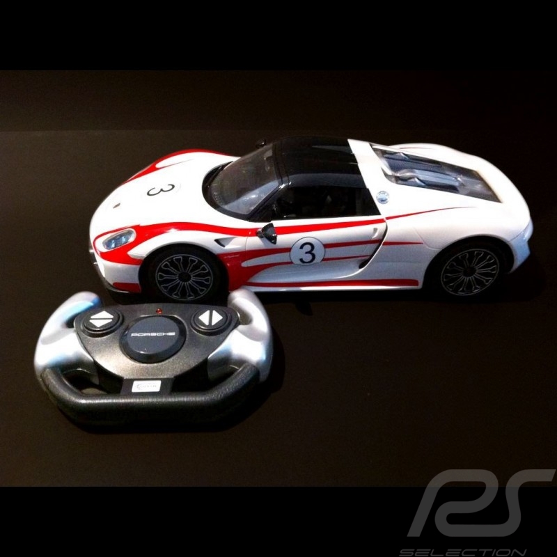 Porsche 918 Spyder Weissach weiß RC-Fahrzeug 27MHz 1/14 Porsche 918 Spyder Weissach weiß RC-Fahrzeug 27MHz 1/14