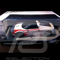 Porsche 918 Spyder Weissach white RC Car 27MHz 1/14