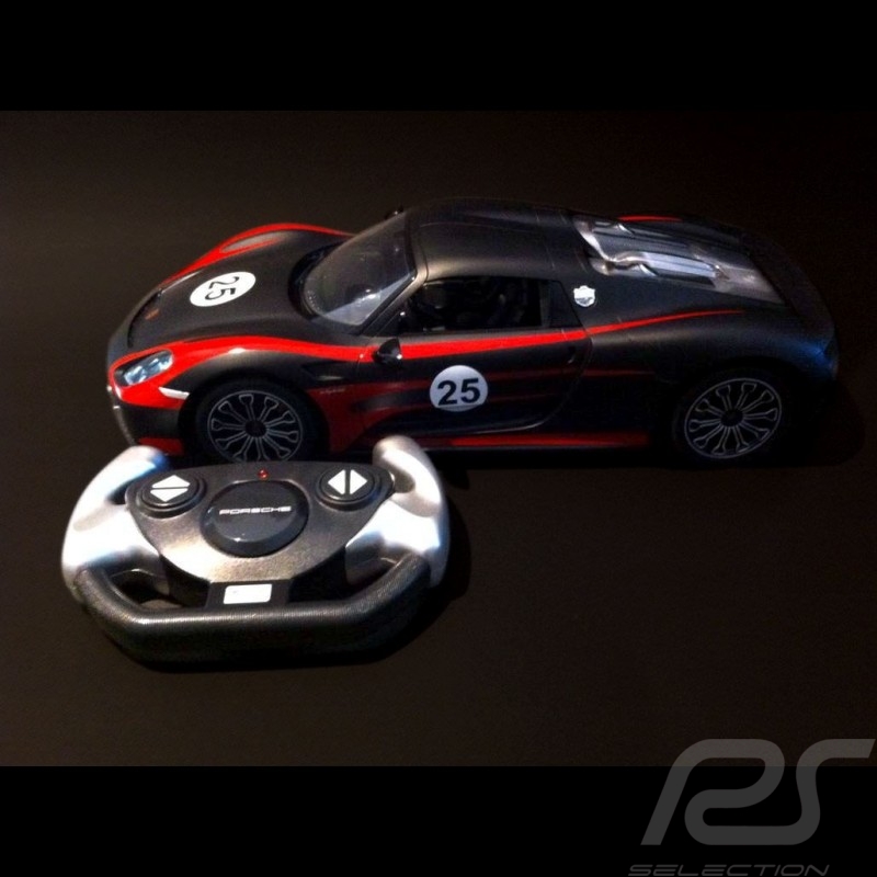 Porsche 918 Spyder Weissach schwartz RC-Fahrzeug 40MHz 1/14 Porsche 918 Spyder Weissach schwartz RC-Fahrzeug 40MHz 1/14
