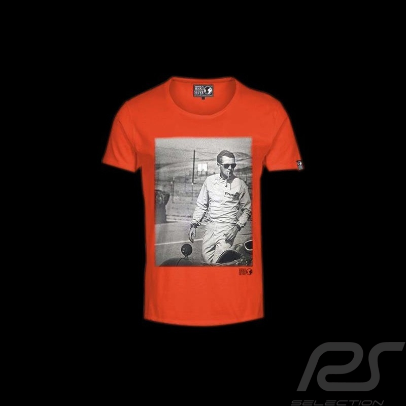 T-Shirt Herren Steve McQueen orange T-Shirt Herren Steve McQueen orange