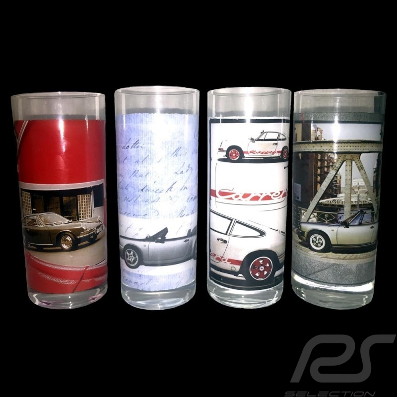 Set de 4 verres  Porsche  911 Long drink Selection RS