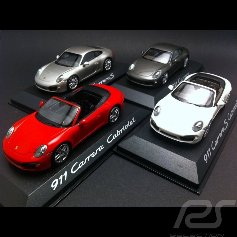 Quartett Porsche 991 Carrera et Carrera S coupé et Cabriolet 2012 1/43 Minichamps Quartett Porsche 991 Carrera et Carrera S coupé et Cabriolet 2012 1/43 Minichamps