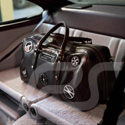 Grand sac de voyage 911 Classic cuir noir