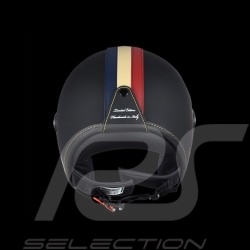 Casque de course vintage trois rayures