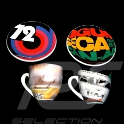 Set von 2 expresso tasse Laguna Seca / Porsche Cup 1972