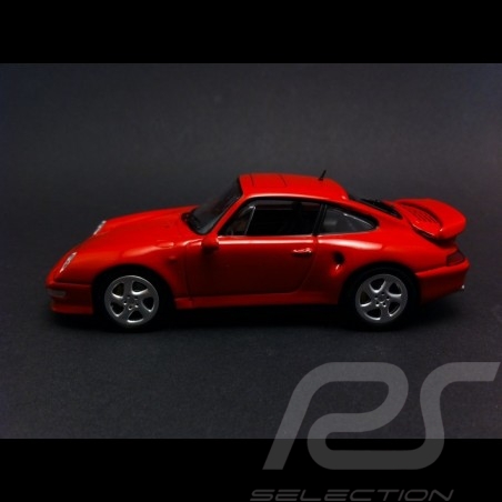 Porsche 993 Turbo S 1998 rouge indien 1/43 Minichamps CA04316001