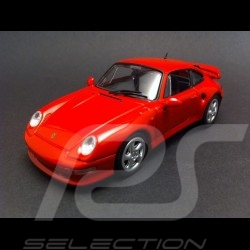 Porsche 993 Turbo S 1998 rouge indien 1/43 Minichamps CA04316001