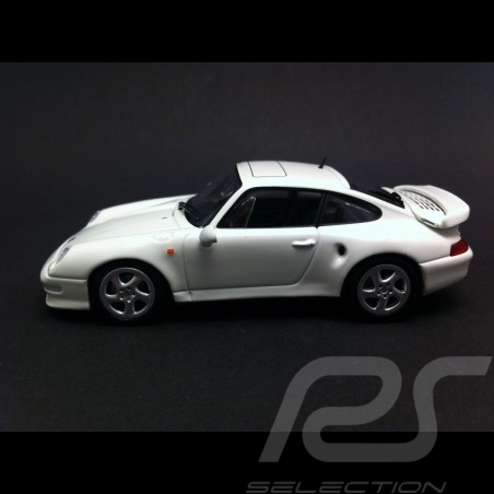 Porsche 993 Turbo S 1998 white 1/43 Minichamps CA04316001