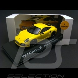 Porsche 991 Turbo S 2016 exclusive racing gelb 1/43 Spark MAP02020216