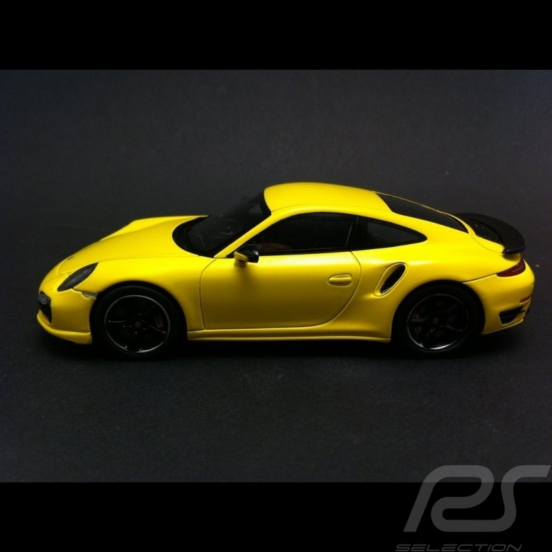 Porsche 991 Turbo S 2016 exclusive jaune racing 1/43 Spark MAP02020216