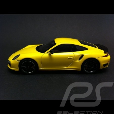 Porsche 991 Turbo S 2016 exclusive jaune racing 1/43 Spark MAP02020216