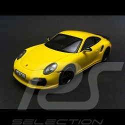 Porsche 991 Turbo S 2016 exclusive jaune racing 1/43 Spark MAP02020216