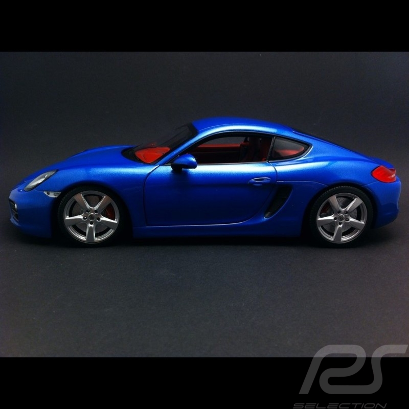 Porsche Cayman 981 2013 bleu 1/18 Minichamps 110062221 Porsche Cayman 981 2013 bleu 1/18 Minichamps 110062221