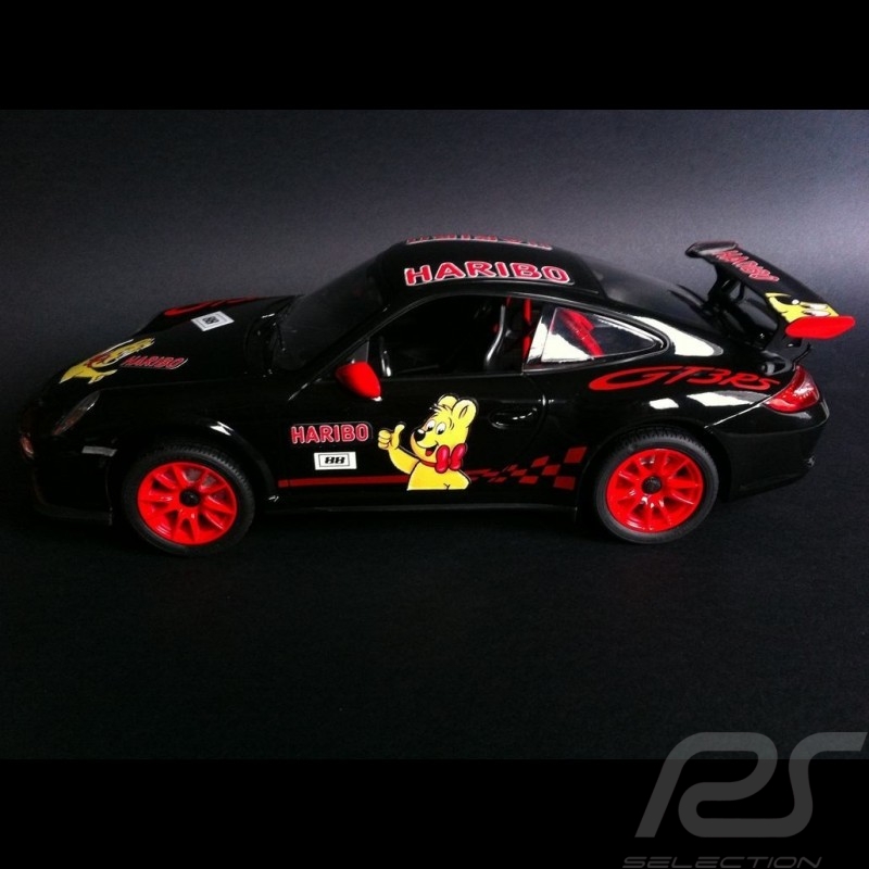 Porsche 997 GT3 RS Haribo schwarz / rot RC-Fahrzeug 27MHz 1/14 Porsche 997 GT3 RS Haribo schwarz / rot RC-Fahrzeug 27MHz 1/14