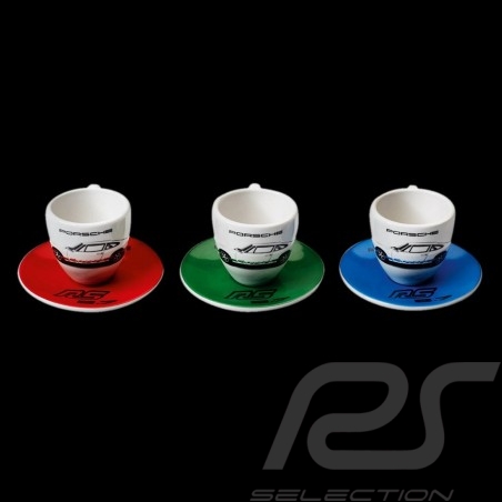 Set de 3 tasses expresso Porsche 911 Carrera 2.7 RS